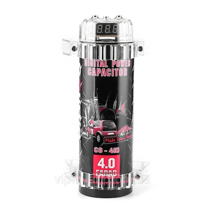 Конденсатор Digital Power Capacitor 4.0F для підсилювача саба на 4 Фар