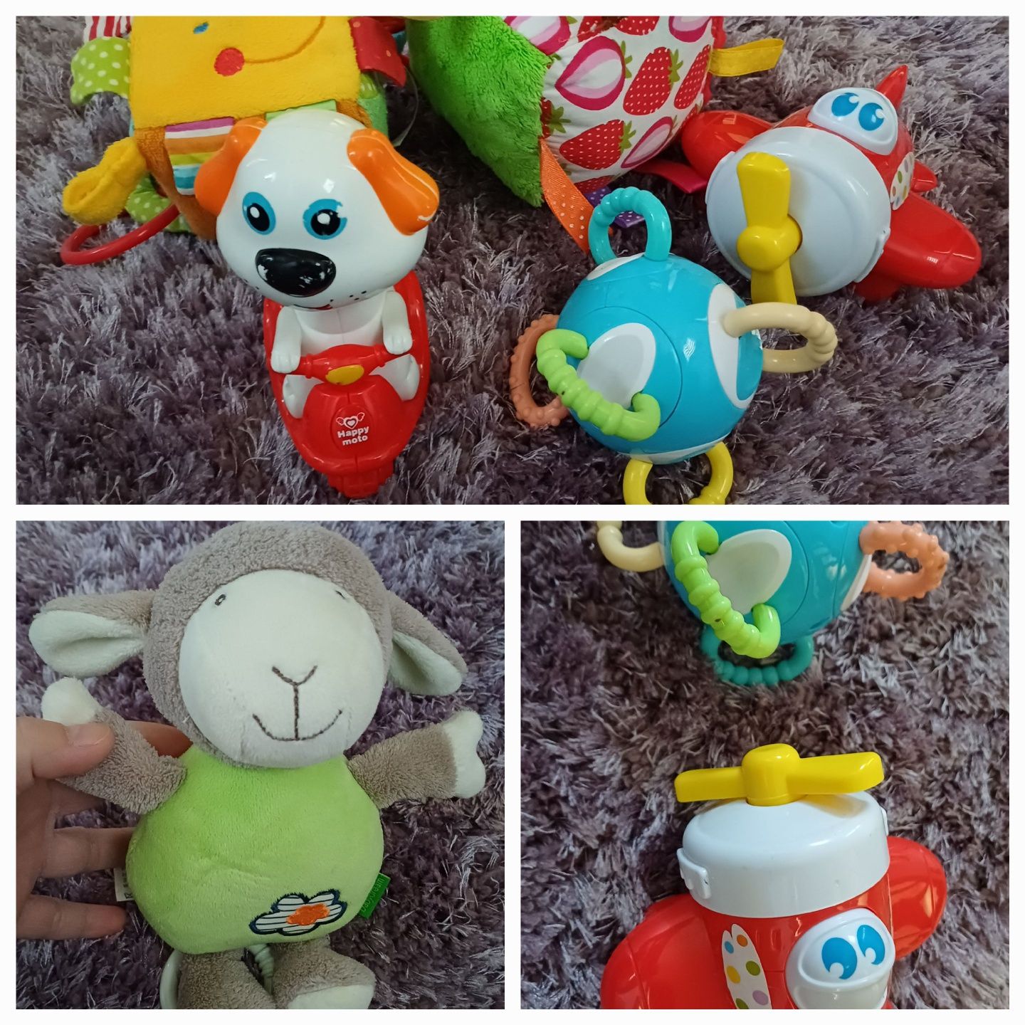 Zabawki niemowlęce zestaw 6sztuk