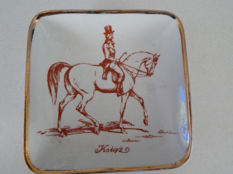 Porcelana talerz PRL Wałbrzych