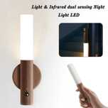 "Деревянная беспров  USB-лампа с датчиком движения Induction lamp