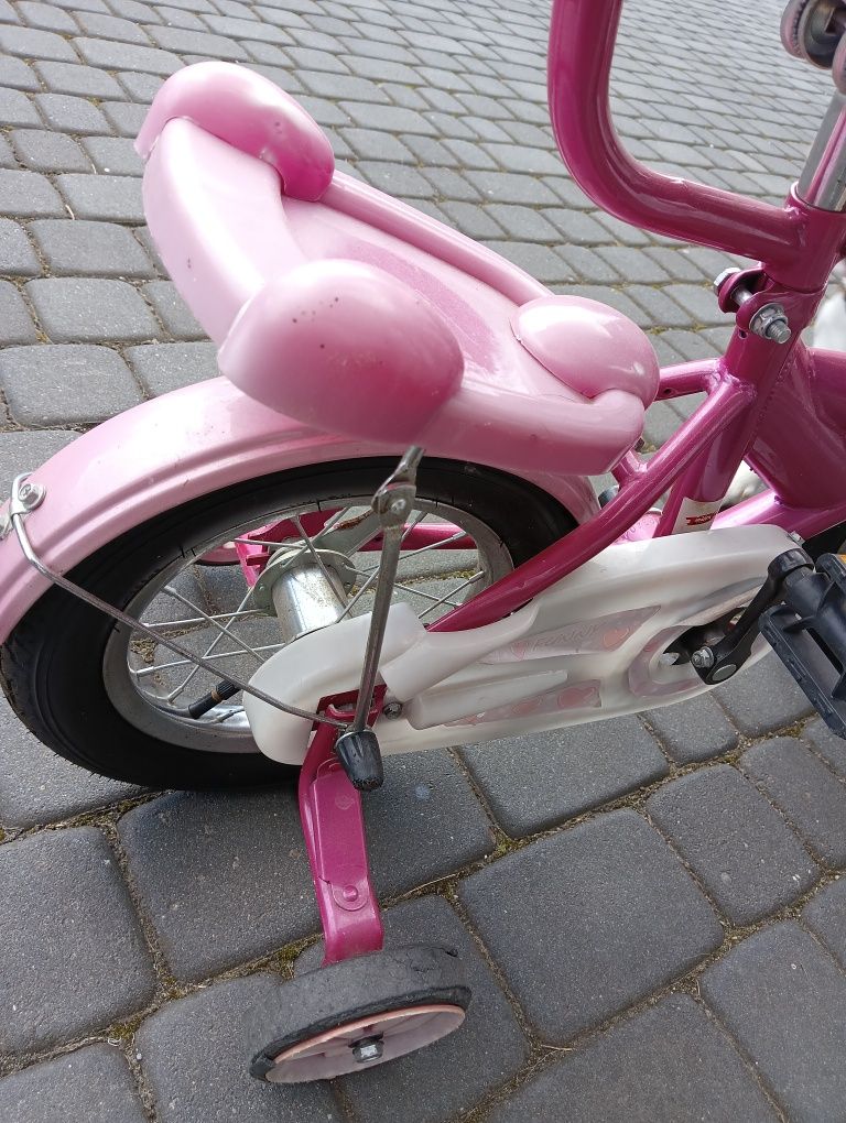 Rowerek dla dziewczynki różowy 12 cali