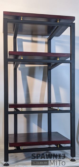 Stelaż HiFi, stolik antywibracyjny, stoliki Loft, Regał, półka Rtv