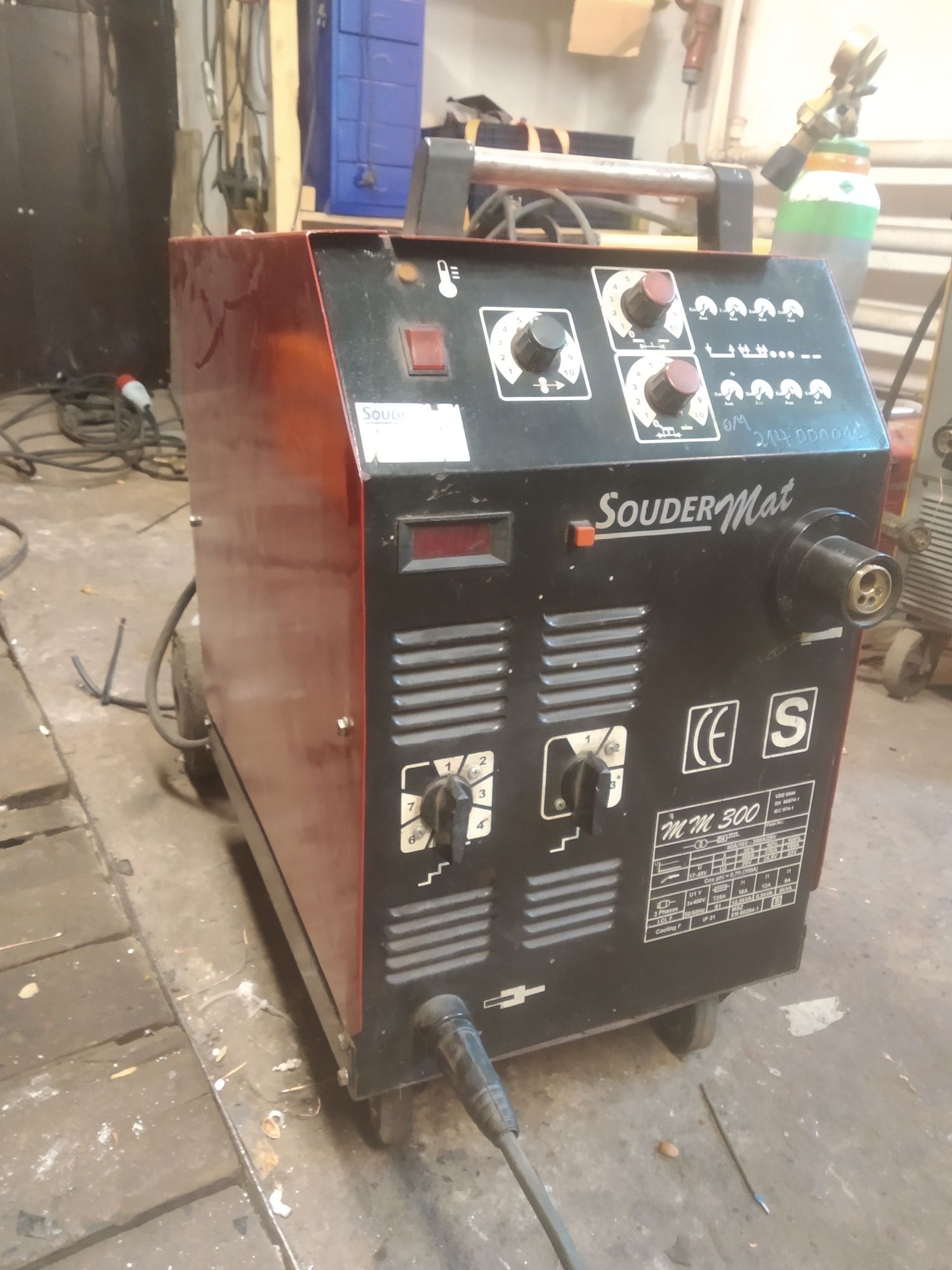 Migomat spawarka Soudermat mm300 4x4  380v polautomat migag 300A