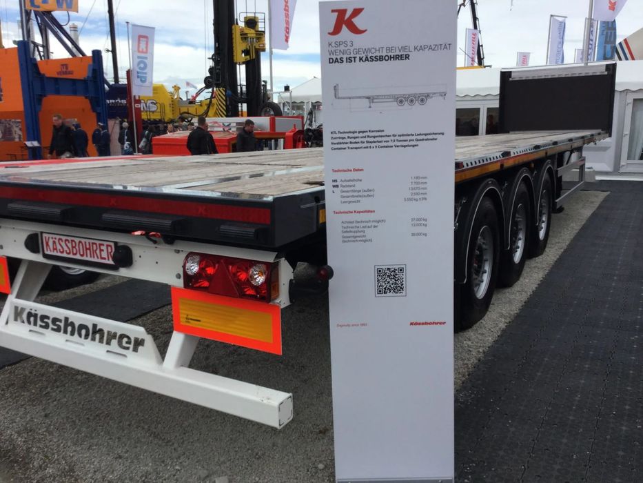 Kassbohrer SPS 3 Platforma do ciężkich ładunków budowlanych