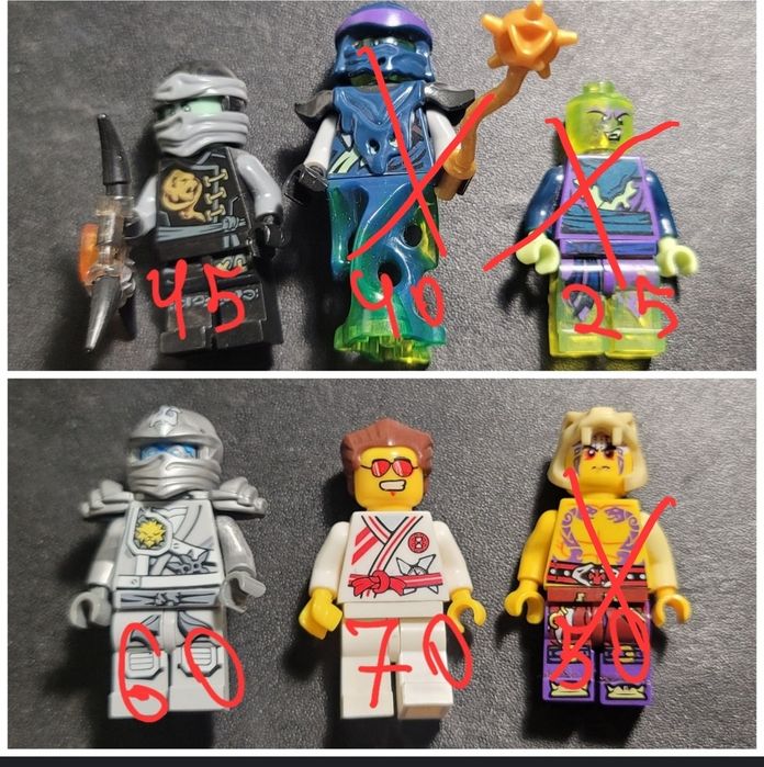 Фігурки ЛЕГО Ніндзяго/Lego  Ninjago