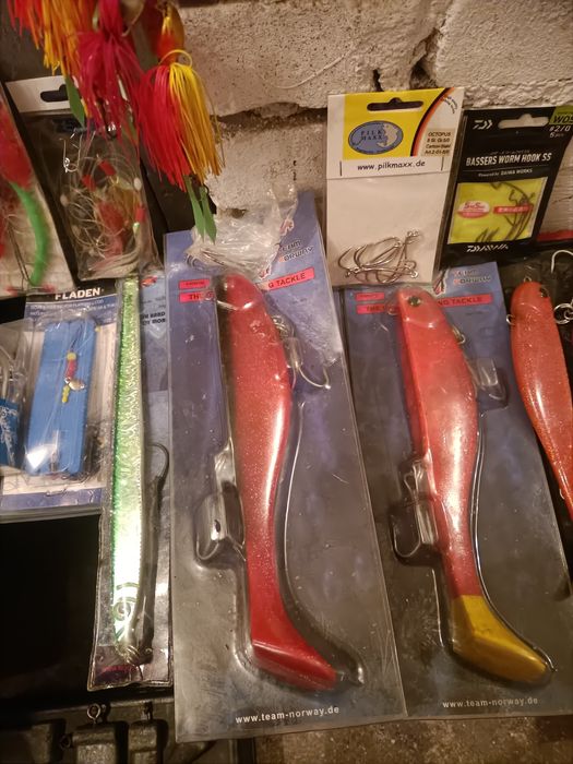 Zestawy wędkarskie na morze woblery itp okazja warto