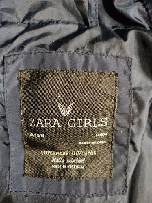Zara kurtka dziewczęca 140