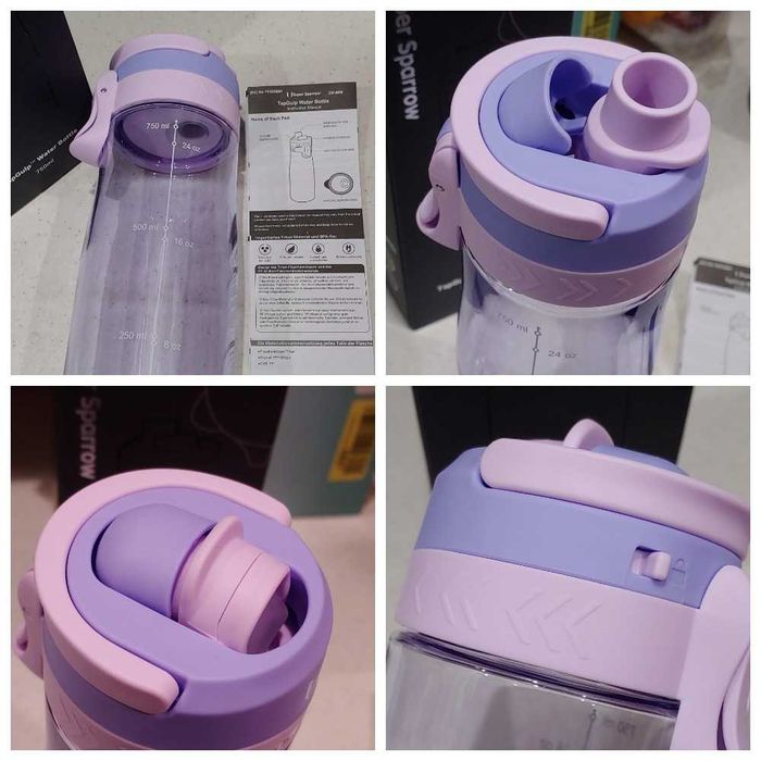 Высококачественная бутылка для воды из тритана Super Sparrow 750 мл