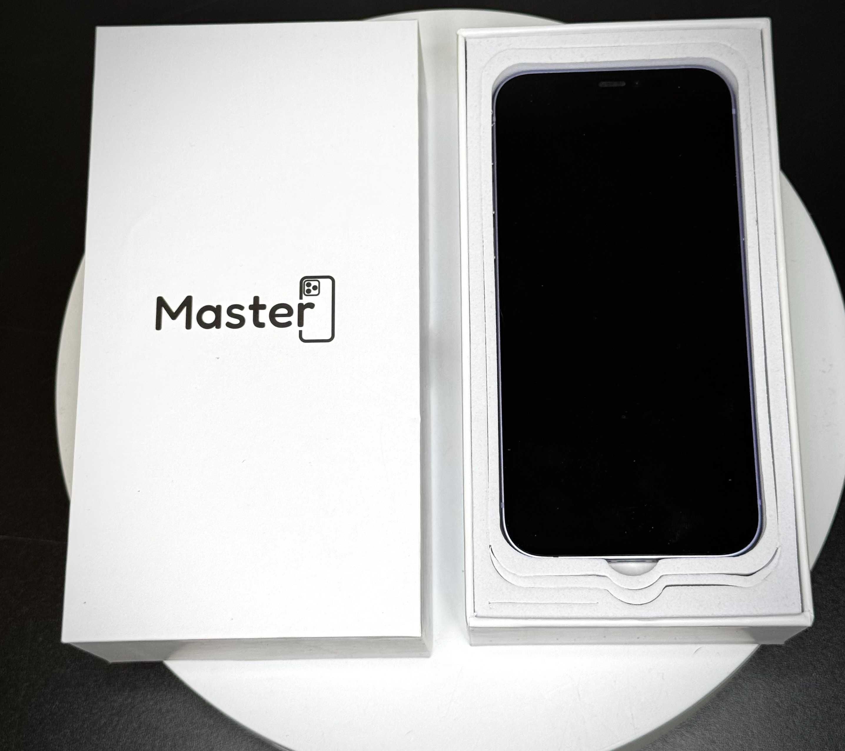 Apple iPhone 12 64GB Purple jak nowy 100% bat 6msc gwarancji