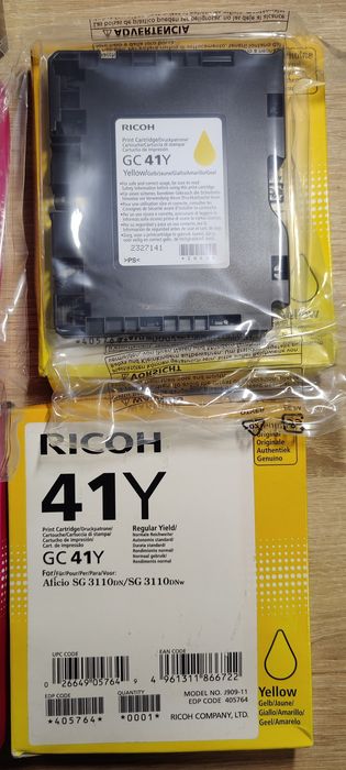 Набір картриджів Ricoh GC41 для -SG3110DN (W)-