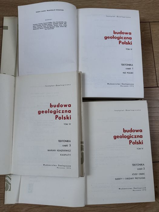 Budowa geologiczna Polski tom 4 tektonika części 1-3