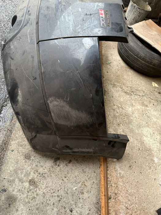 Parachoques traseiro audi tt 8n ponteira dupla