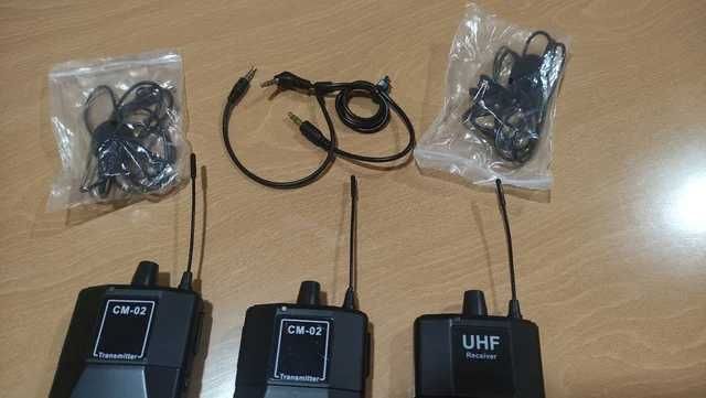 Microfones de lapela sem fios