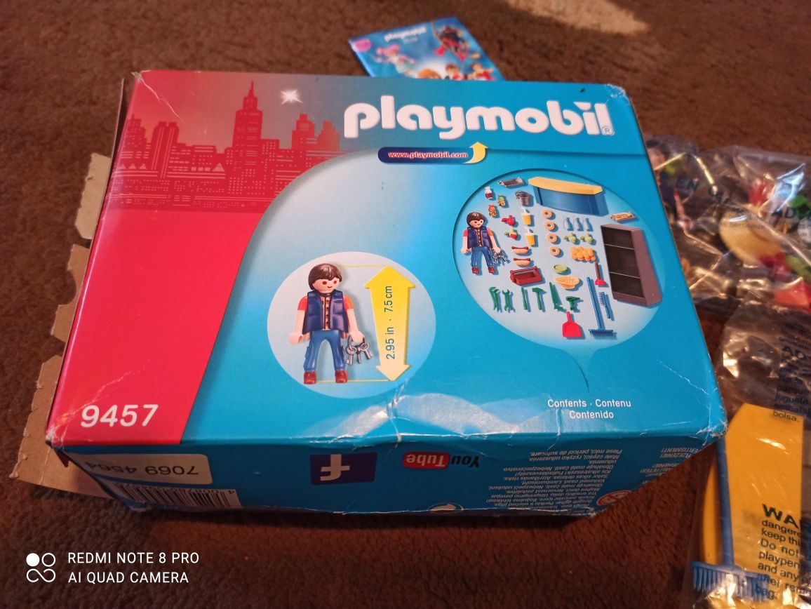 Playmobil Woźny w sklepiku 9457