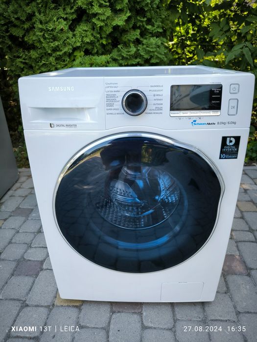 Пральна машина SAMSUNG 8/6 KG з Сушкою / WD80J6400AW