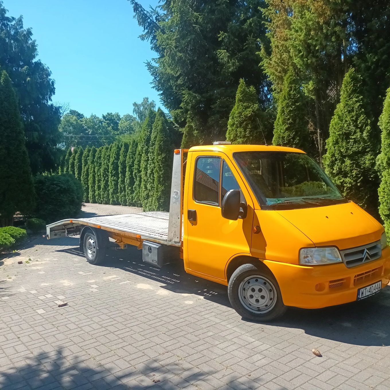 Citroën JUMPER 2.8  LAWETA 2,8 zwykły diesel Czysty środek OKAZJA