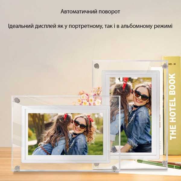 Цифровая фоторамка WiFi со слайдшоу и видеопроигрывателем FRAMEO Frame