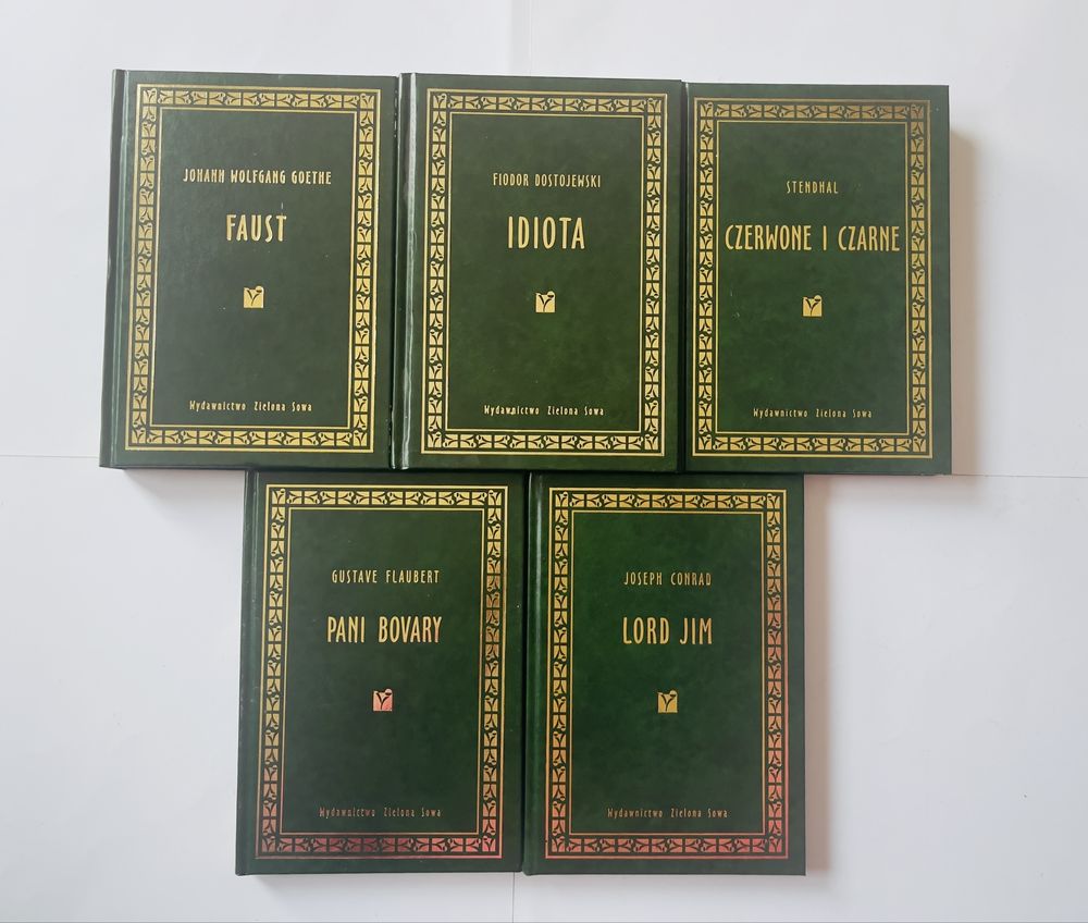 Zestaw 11 x literatura klasyczna Faust Boska komedia Wichrowe wzgórza