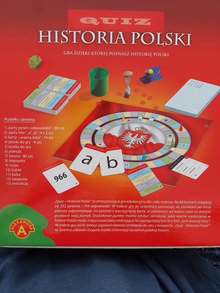 Gra planszowa Historia Polski,20 zł