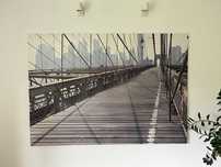 Obraz z ramą"  Most Brookliński - Nowy Jork "  IKEA 200 cm x 140 cm