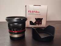 Lente Samyang 12mm F2 para Fujifilm