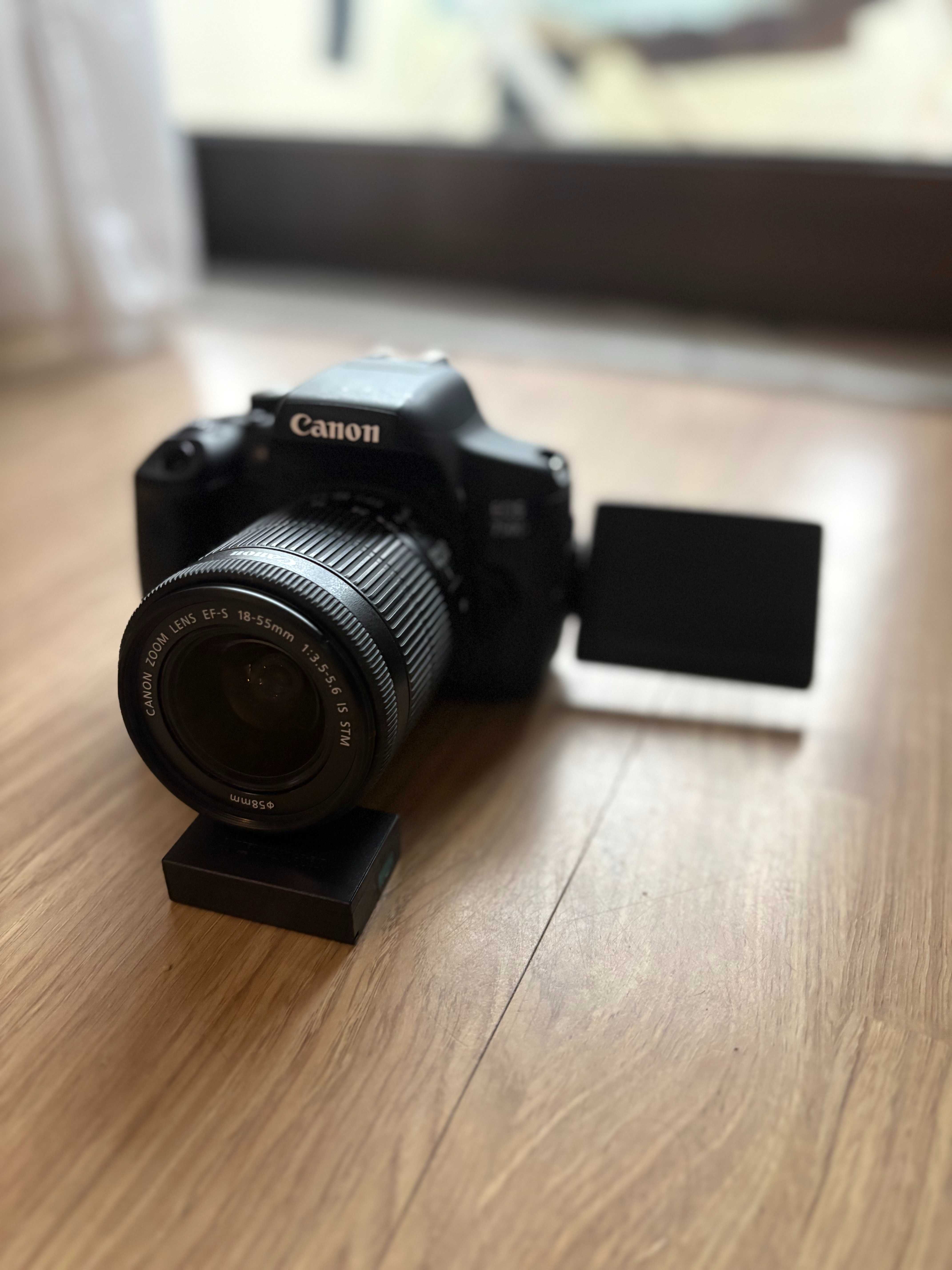 Canon 750d + 18-55mm-550 Disparos - 2 Baterias - Carregador - + Extras