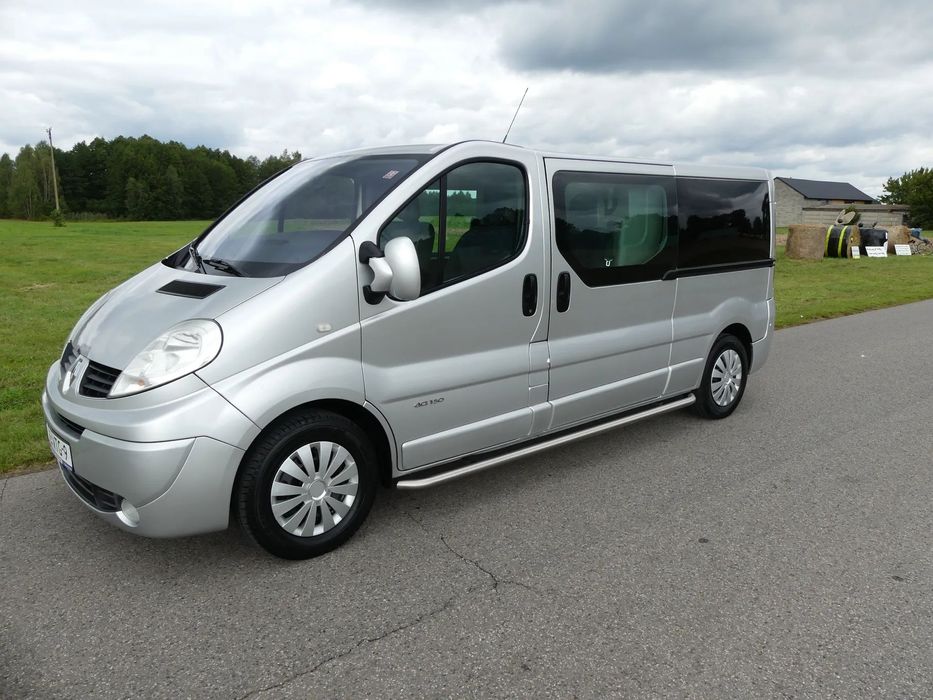 Renault TRFIC 2.5DCI*150KM*2008*LONG  Klima*2xDrzwi*Oryginał*Serwis*5 osobowy*Zadbany