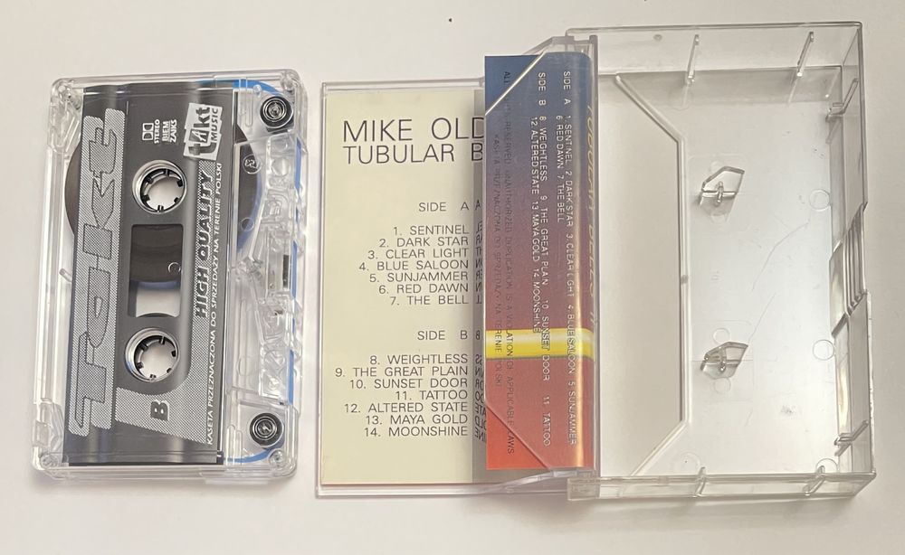 Mike Oldfield Tubular bells II kaseta magnetofonowa