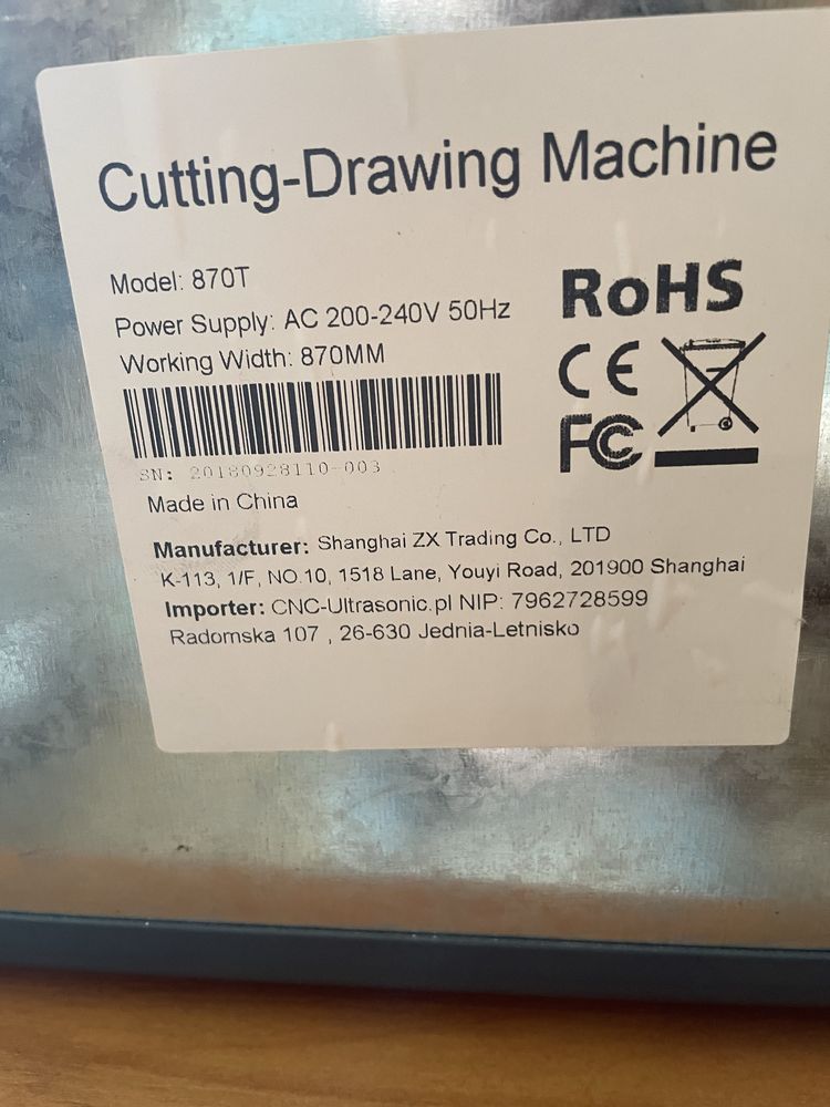 Ploter 870mm model 870T