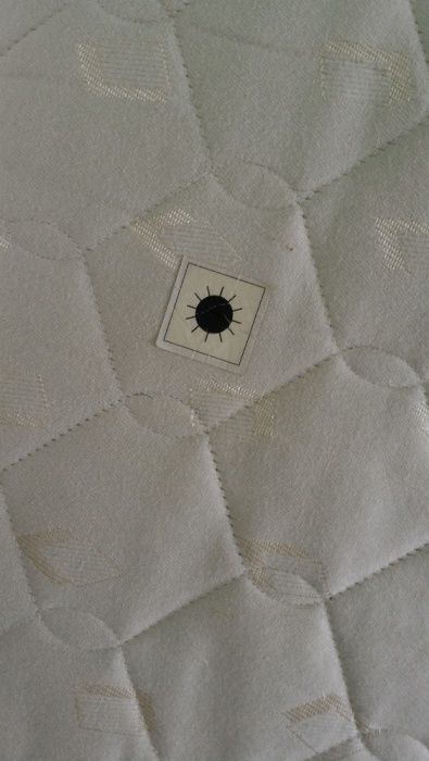 Duże łóżko 264cm x 124cm + materac dwustronny zima/lato 240cm x 120cm