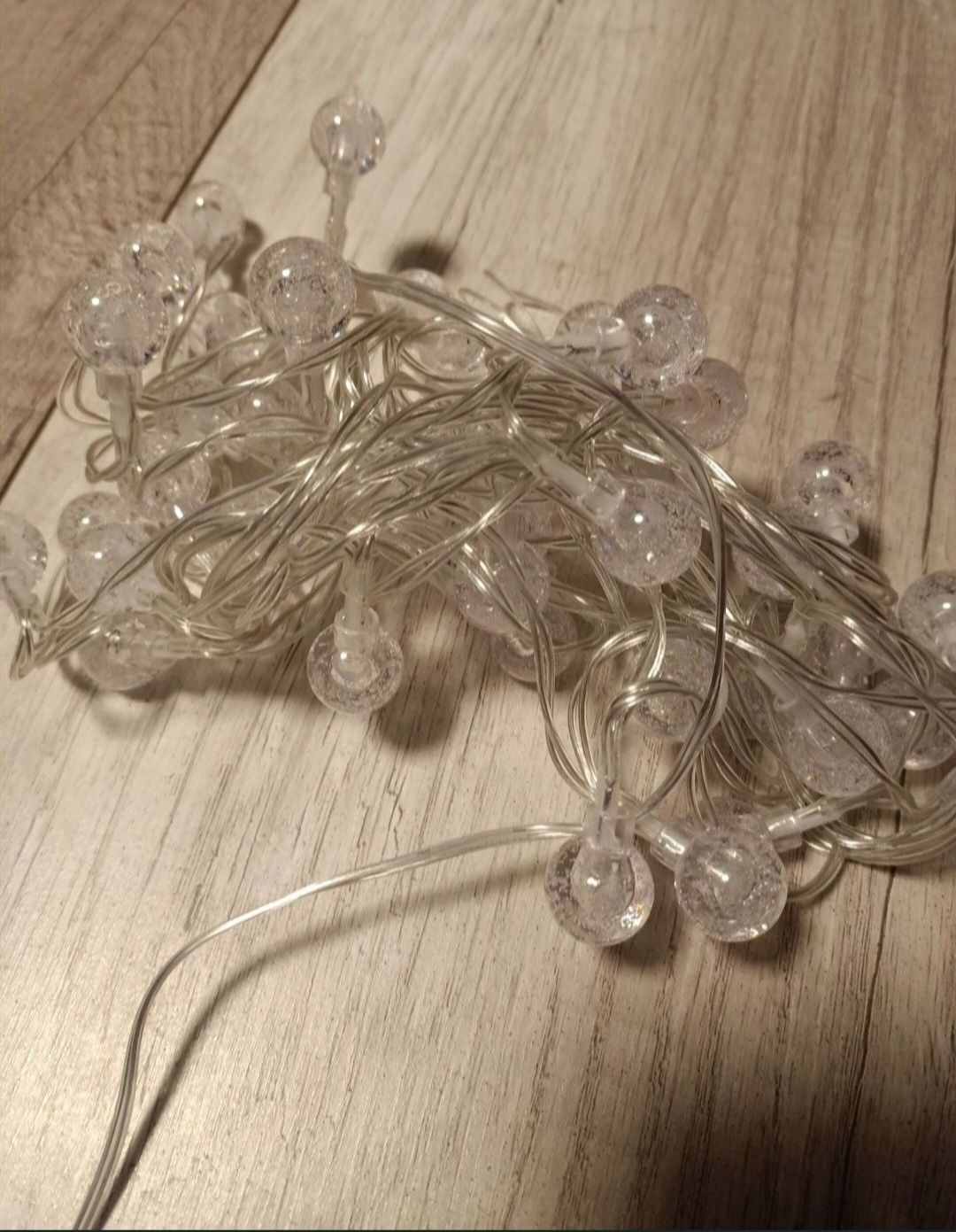 50 LED sznur światet z pilotem wodoodporne do wewnątrz na zewnątrz
