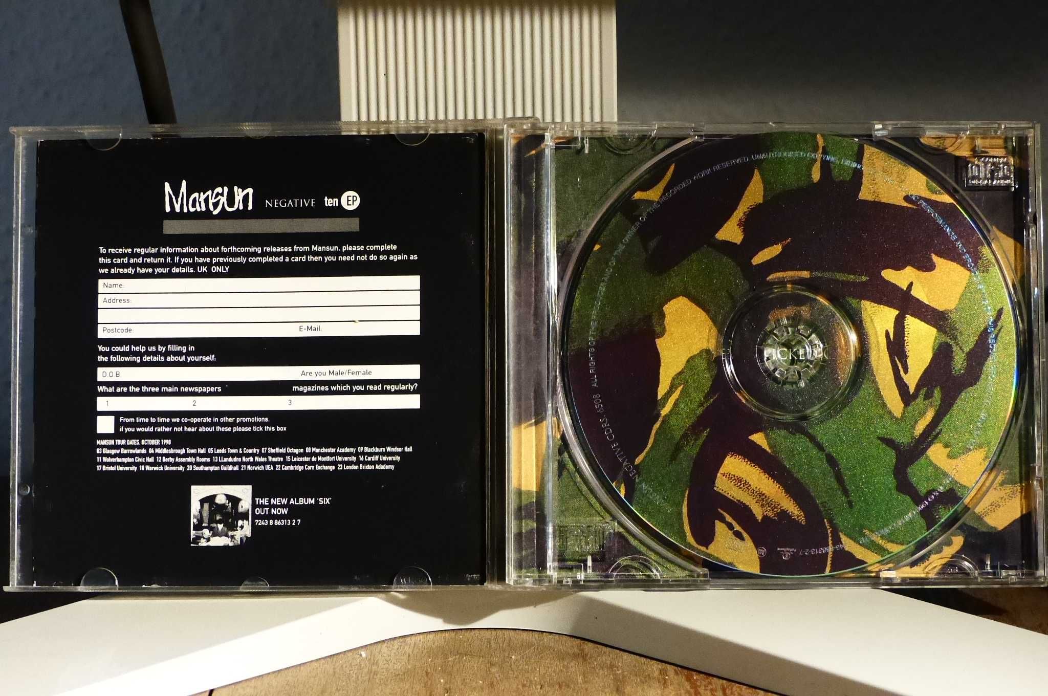 CD Mansun – Negative EP