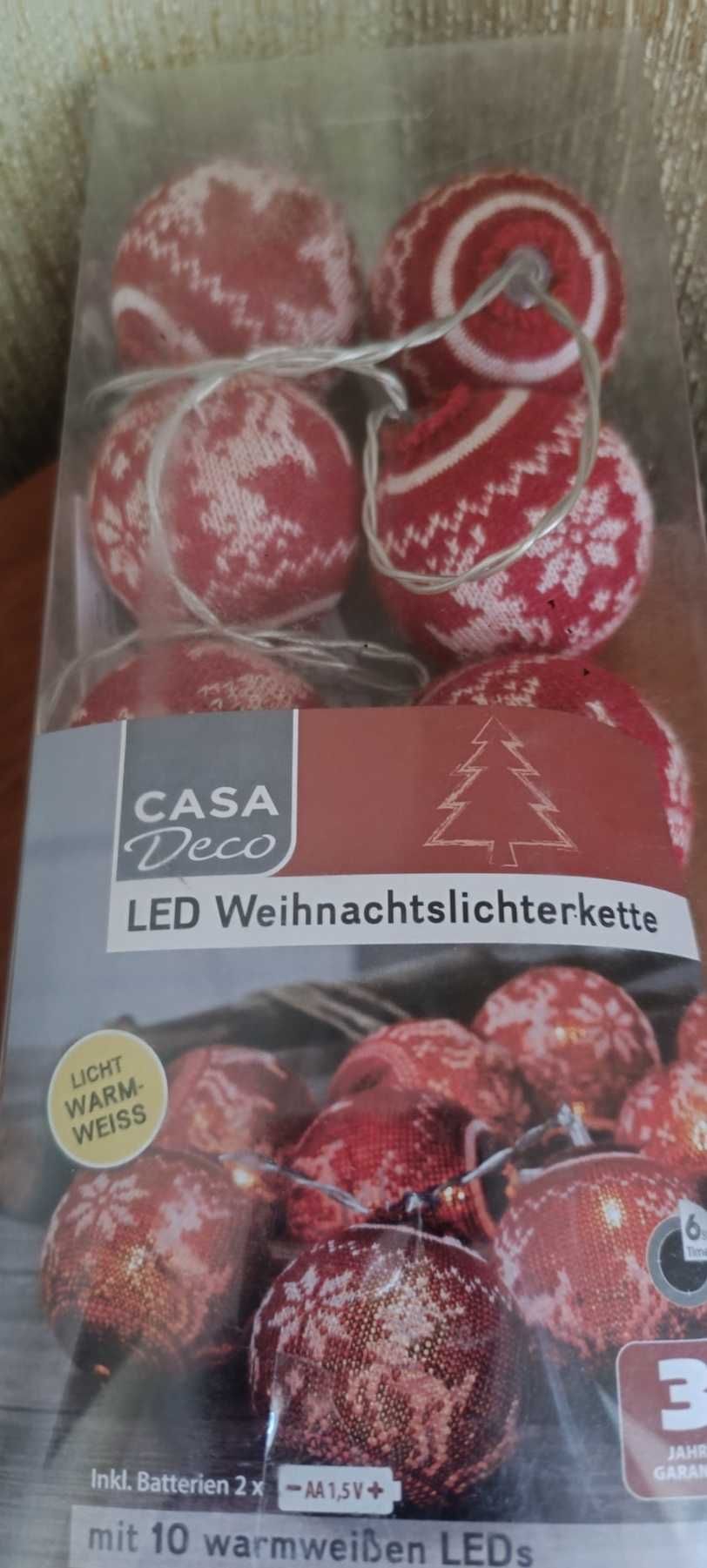 Різдвяні казкові вогні CASA Deco LED (на батарейках)