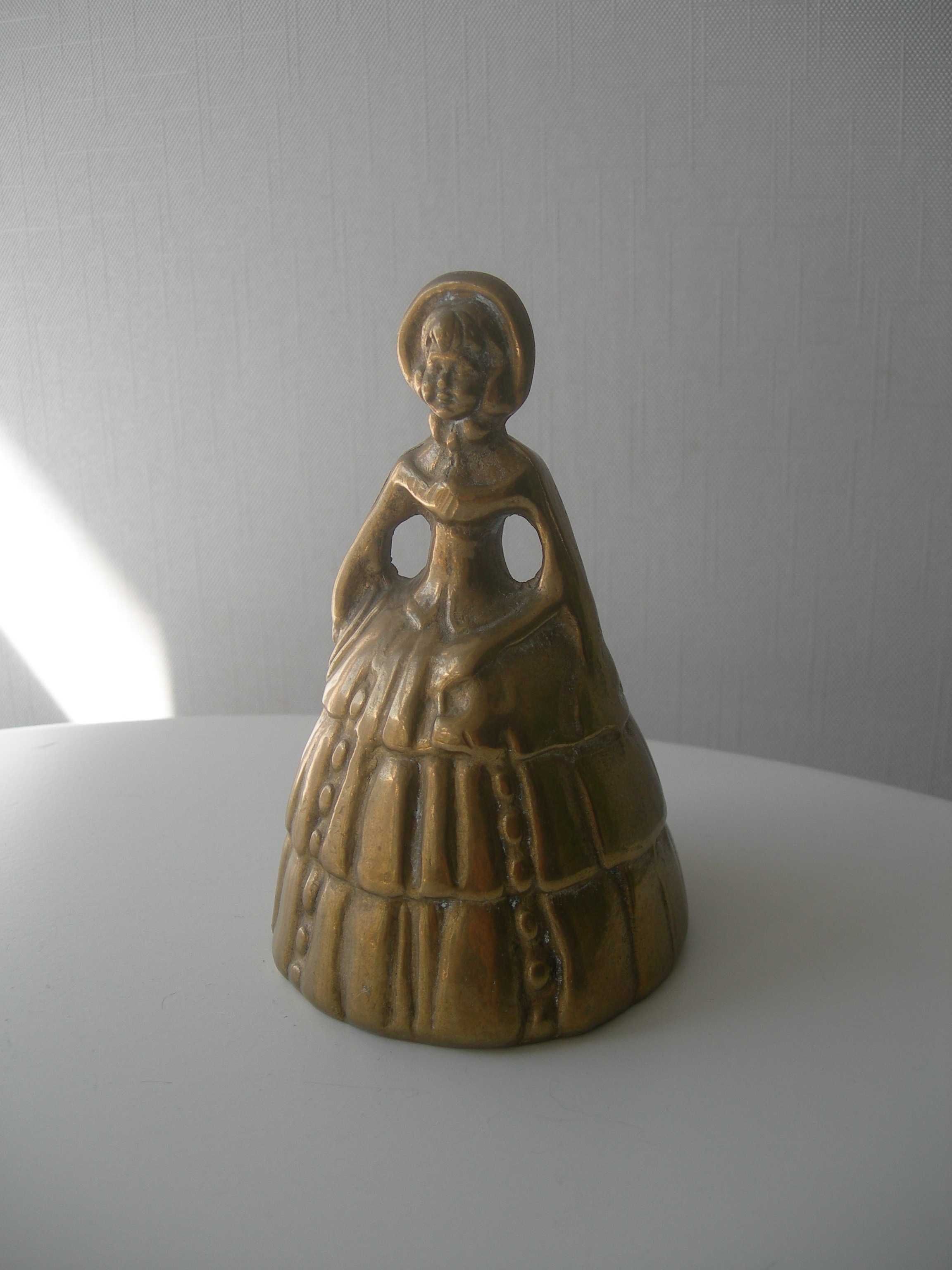 Колокольчик, колокол, Леди Белл, бронза,12 см, редкое лицо