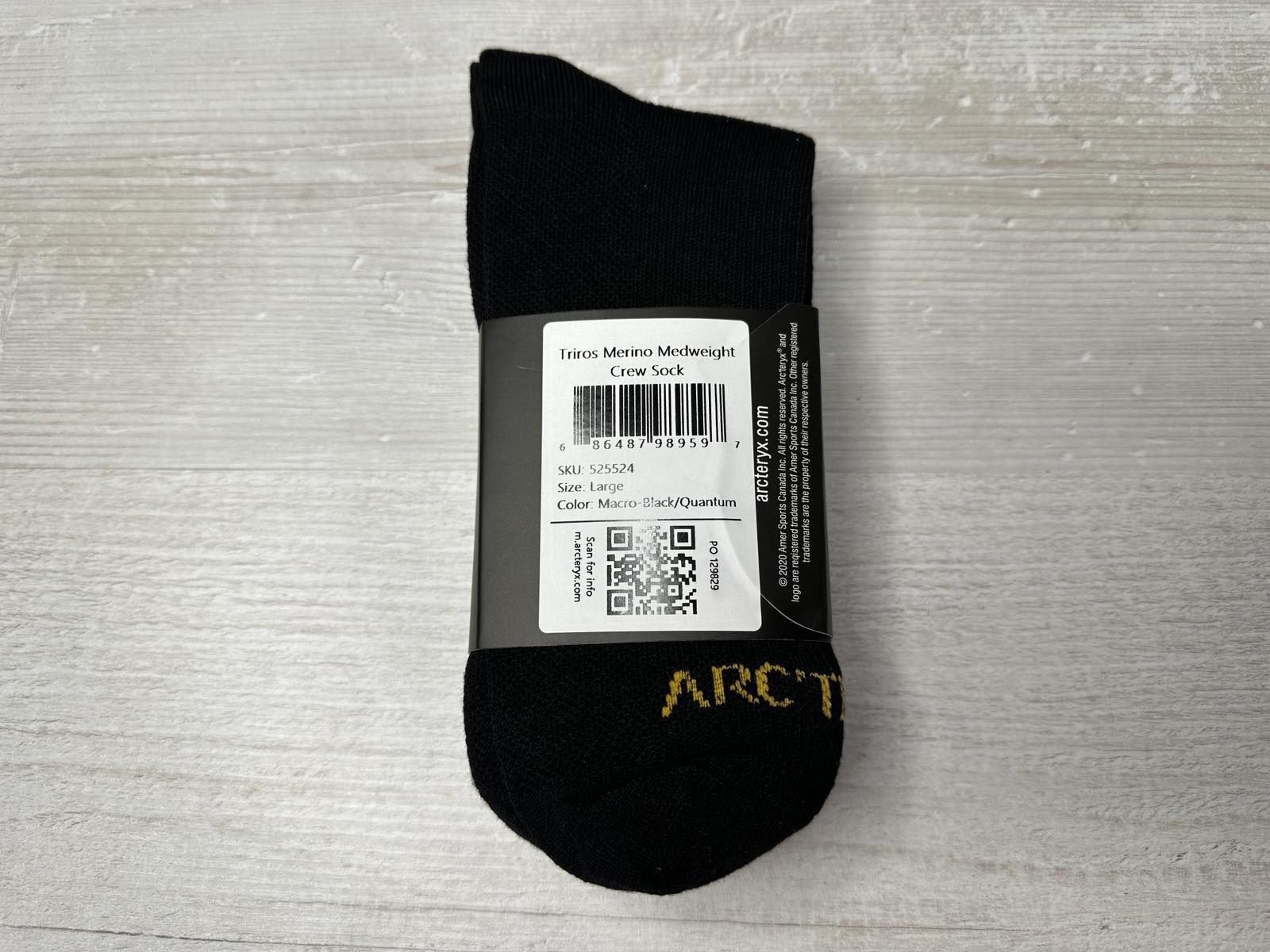 Чоловічі шкарпетки Arc'teryx Triros Merino Medweight Crew Sock