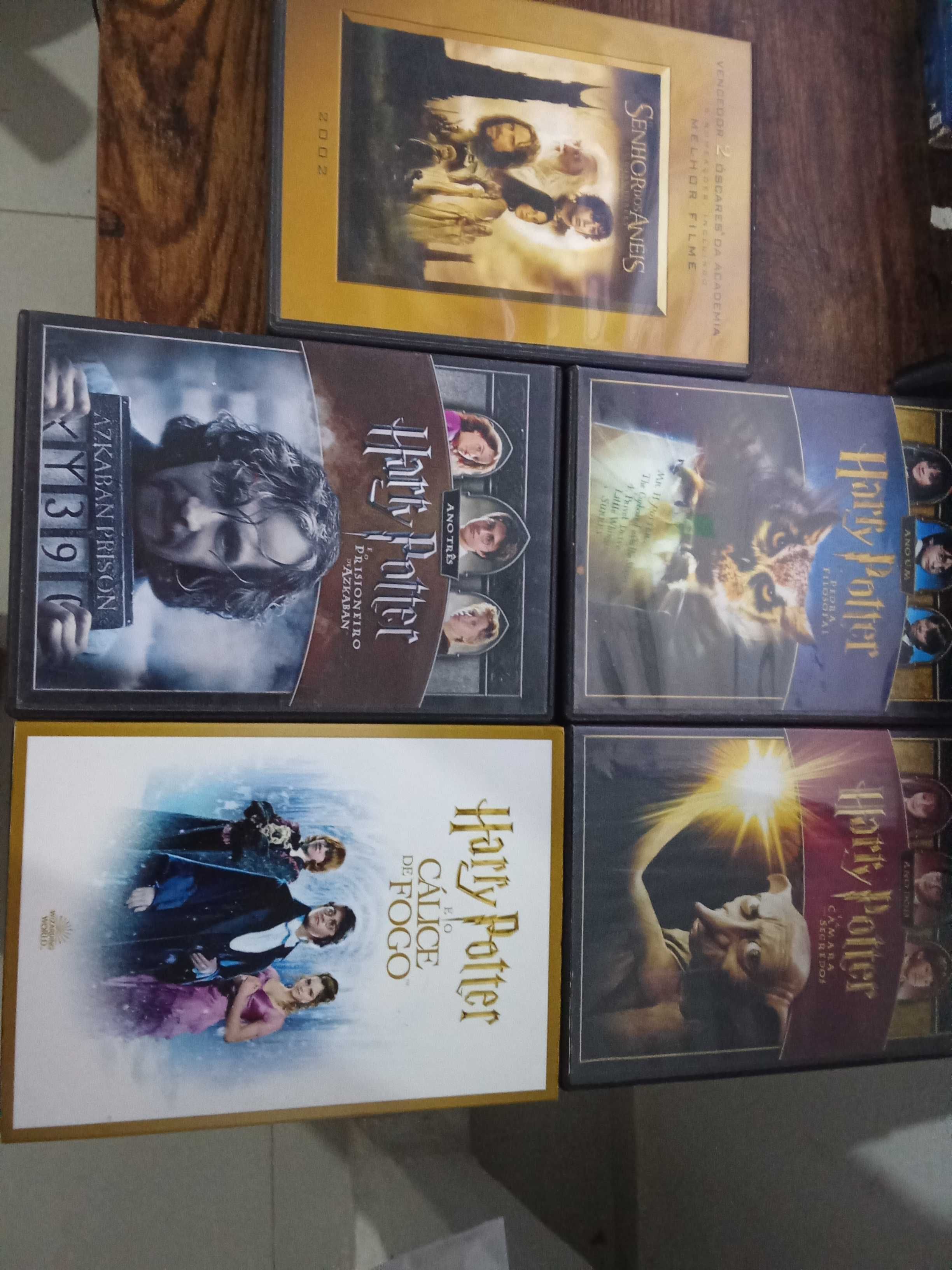 Filmes Harry Potter e Senhor dos Anéis