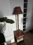 Stolik kawowy retro vintage tage lampa prl wiklina