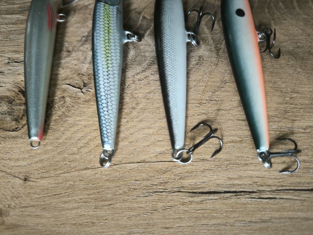 Woblery RAPALA ORGINAL 9CM - 3 szt..  + GLOOG NIKE 8 cm - 1 szt..