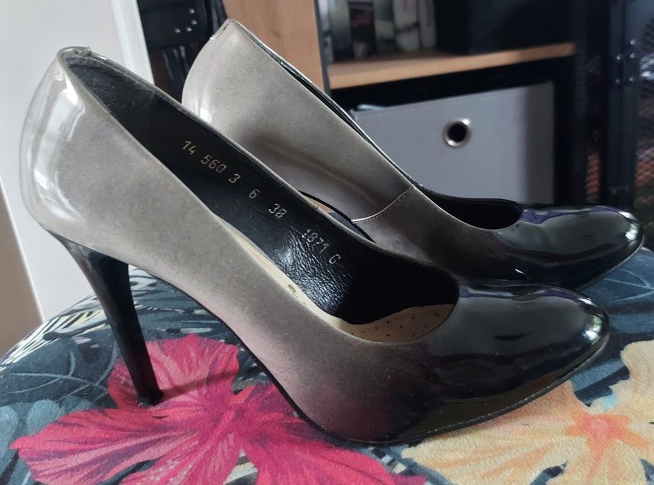 Szpilki ombre lakierowanie rozmiar 38