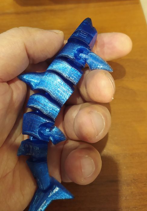 Релакс  игрушка Акула, сувенир, ASMR, 3D печать