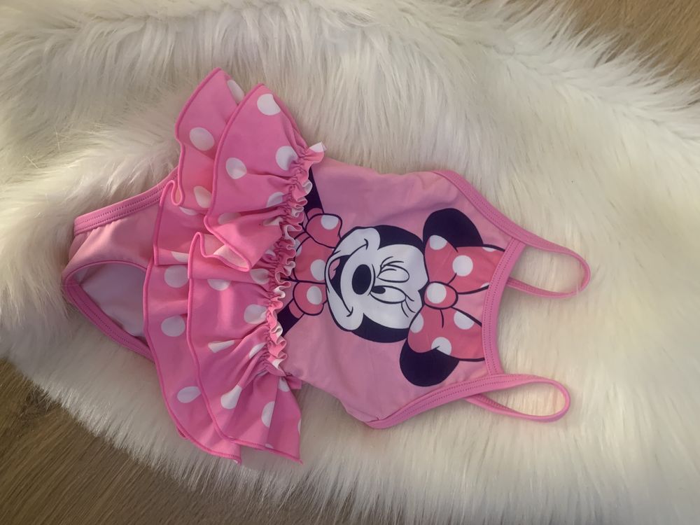 Купальник Disney baby 3-6-9міс 62 / 68 розмір рожевий Minnie Mouse