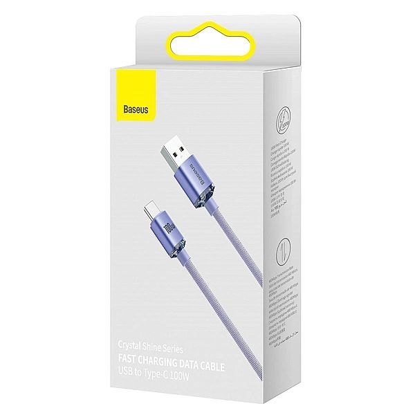 Baseus Crystal Shine Series kabel przewód USB do szybkiego ładowania i