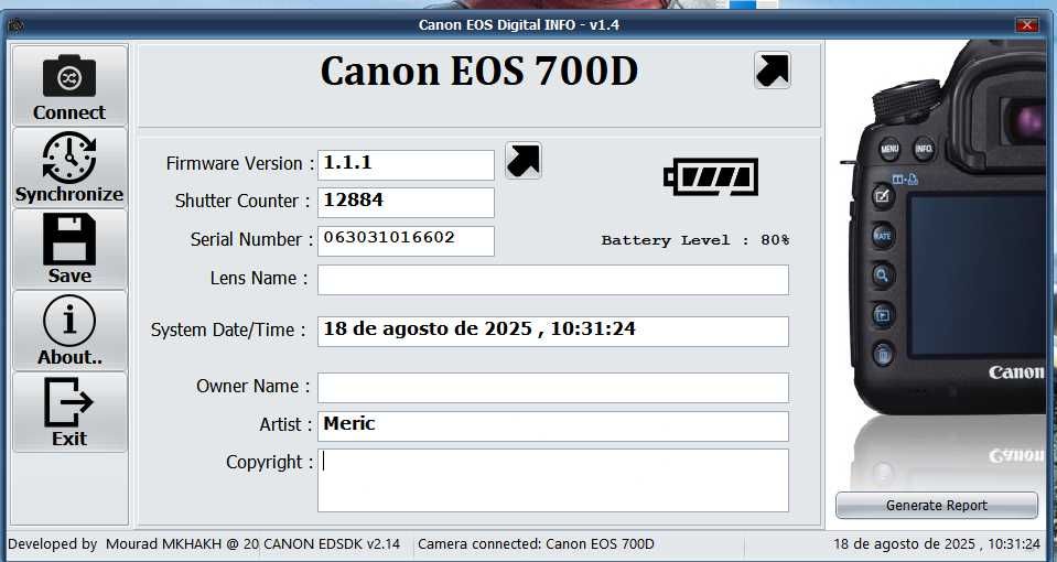 Canon EOS 700D EF-S 18-135 IS STM Kit