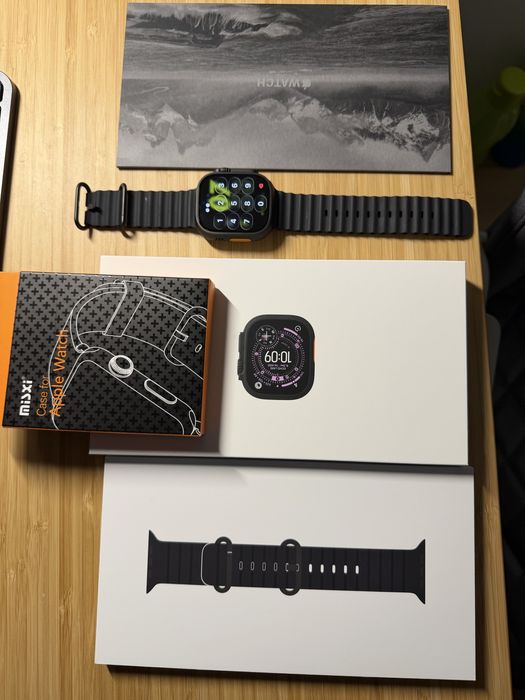 Apple Watch Ultra 3 49mm Preto - Novo, fatura e seguro