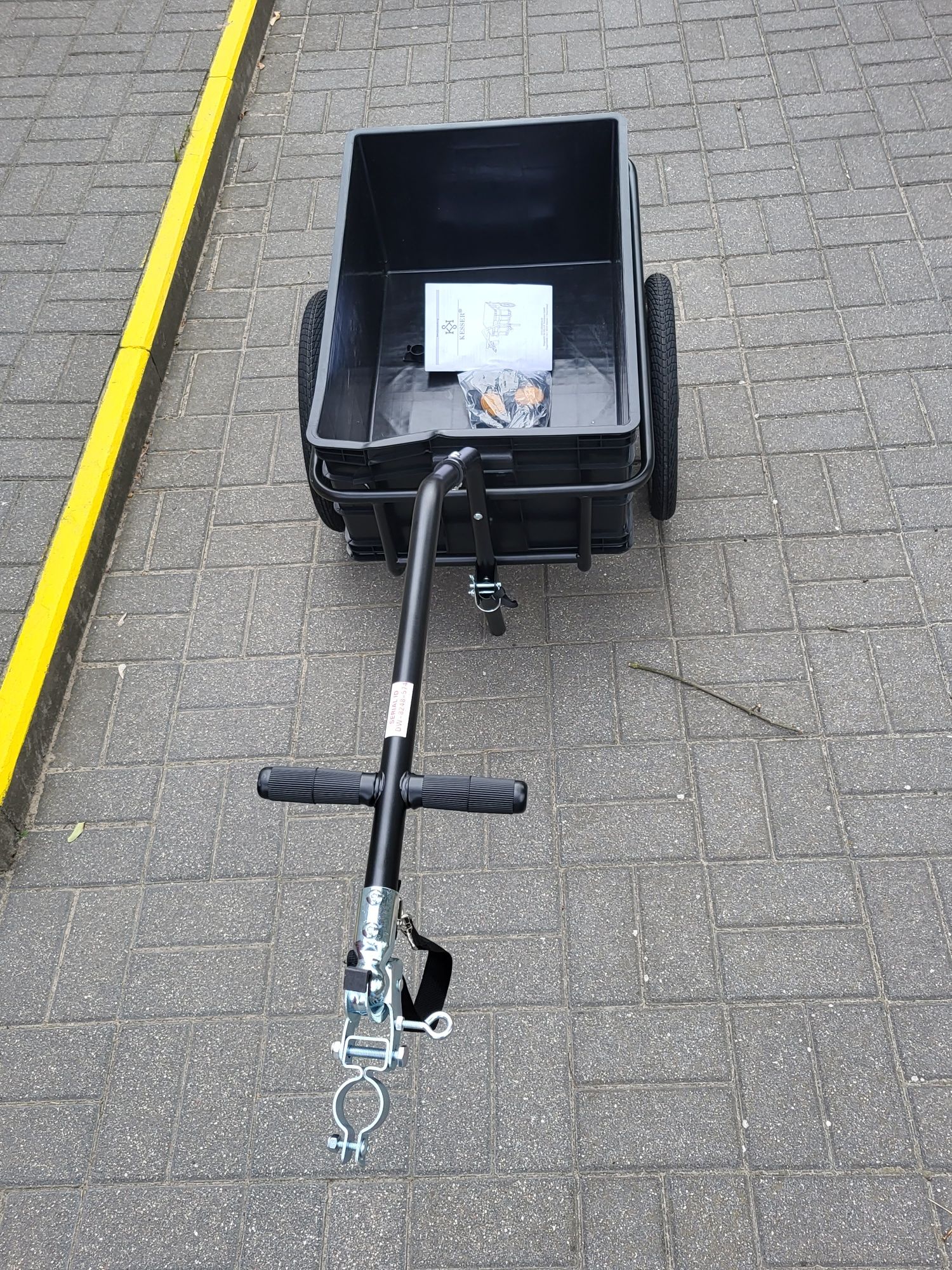 KESSER 2w1 Przyczepka rowerowa / Wózek ręczny 70L