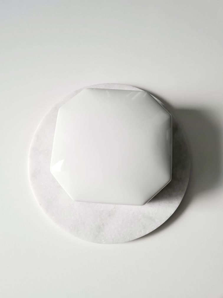 Puzderko limoges francja francuskie wyjatkowe porcelanowe białe piękne