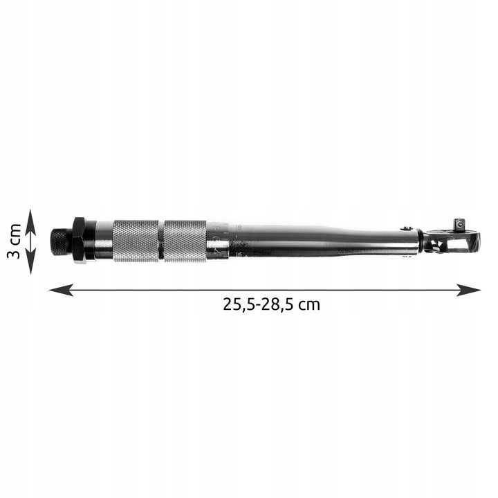 Klucz dynamometryczny 1/4 5-25 Nm z blokadą