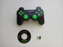 Bezprzewodowy  Pad PC/PS3 WIBRACJA ZIELONY