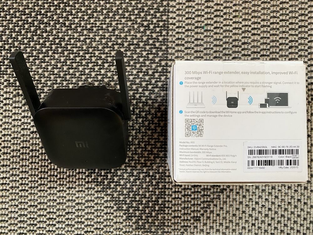 Extender, akces point, wzmacniacz sieci wi-fi MI 300Mbps 802.11n