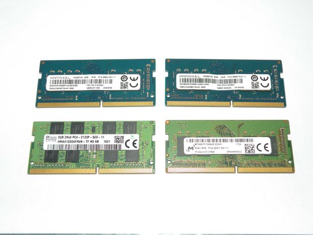 Pamięć ram DDR4 po 8GB do wyboru sodimm laptop